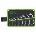 8pc. c-Open End Wrench set 6-22mm textile bag jbm