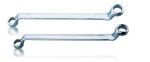 double ring wrench 75° offset – 12x14mm (satin chrome finish)