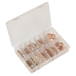 SEALEY set washers copper metric size case, 250 pc..