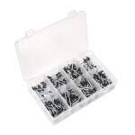 set rivets, 200 pc.