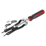 SEALEY stopperirõnga pliers 15-49mm, 9-45mm, 2.65mm: 15°, 45°, 3mm: 45°