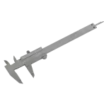 Caliper, interval measurement in millimeters: 0-150mm