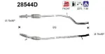 AS Catalytic Converter 28544D
