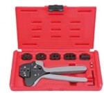 Ratchet Crimping Tool Terminals, replaceable nose.