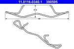 ATE Spring, brake caliper 11.8116-0340.1