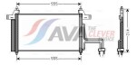 AVA QUALITY COOLING FT5253D / a/c condenser (with dryer) fits: fiat stilo 1.2-2.4 10.01-08.08