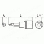 socket 1/4 PH3
