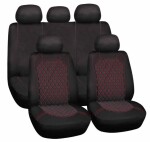 seat covers "SEWING" black/red Bottari