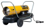 MASTER B100CED / oil heater without exhaust gas transfer, heating capacity: 29kw, fuel consumption: 2.7l/hour, air flow: 800m³/hour.