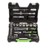 37-os. 1/2"+1/4" inch-size socket set "new gen" jbm