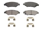 BREMSEN BCD1337AT / rear brake pad set (no ece r90 certificate), fits: cadillac cts, cts sport, srx, chevrolet camaro 2.0-6.2 01.08-