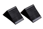 Wheel chocks pair