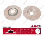 Tarcza hamulcowa przód L/P CITROEN C6; PEUGEOT 407, 407 SW, 607 2.0-3.0 02.00-