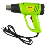 Heat Gun Hot Air Blower + adapters (foehn) 2000w. 50-600°c. 230v jbm