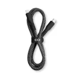 cable for charger USBC-LIGHTNING IMMORTAL 0,9M black