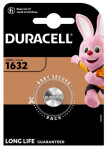 cr1632 duracell 137mah 3v battery signal. for the remotes