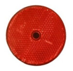 round reflector red 60mm