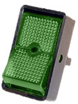 switch led green 16a k473 12v 12.5mm