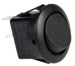 round switch black 10a&12v or 5a&24v, 20mm