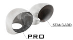 metal elbow, inner diameter: 76mm, stainless steel