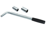 3 pcs. L-shaped wheel wrench set