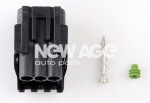 hermetic housing ohd-3, 3-pin socket (1 set)