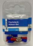 Receptacles 10pc (2x5) blue and red