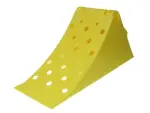 truck Wheel chock G46 plastic yellow (390x160x200)