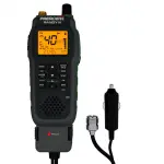 Radio CB PRESIDENT RANDY III (Power transmitter - 4W, voltage Power - 7,4V, channels number - 40, locking noise - yes, 66,5x37x152 mm)
