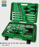 TOPTUL Mechanic\'s set, Socket Wrench Set,97,1/4" i 1/2",