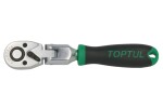 toptul flexible reversible ratchet wrench with quick release 1/4"