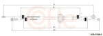 COFLE Cable Pull,  manual transmission 2CB.FO012