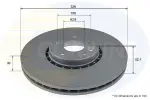 COMLINE Brake Disc COATED ADC1916V