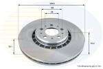 COMLINE Brake Disc ADC1919V