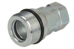 Hydraulic coupler socket, connection size: 1/2inch, thread size M22/1,5mm 50l/min. iSO standard: 20252
