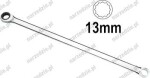 long kastmutrivõti 13 mm ratchet
