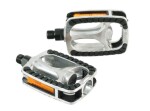 pedals set, aluminium+ rubber