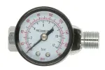 pressure gauge for paint gun with reducer