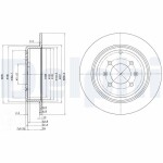 DELPHI Brake Disc BG2873