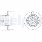 DELPHI Brake Disc BG4046