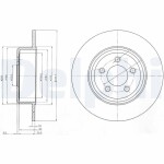DELPHI Brake Disc BG4074