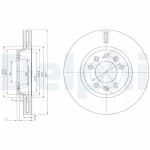 DELPHI Brake Disc BG4084