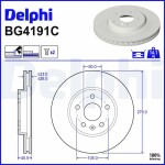 DELPHI Brake Disc BG4191C