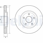 DELPHI Brake Disc BG4759C