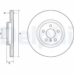 DELPHI Brake Disc BG4780C