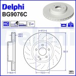 DELPHI Brake Disc BG9076C