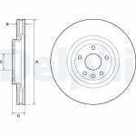 DELPHI Brake Disc BG9166C