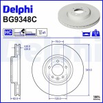 DELPHI Brake Disc BG9348C