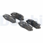 DELPHI Brake Pad Set,  disc brake LP1401