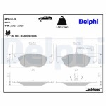 DELPHI Brake Pad Set,  disc brake LP1413